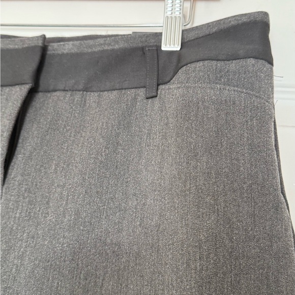 NWT Express Editor Barely Boot Charcoal Gray & Black Pants Size 10 - Picture 2 of 8